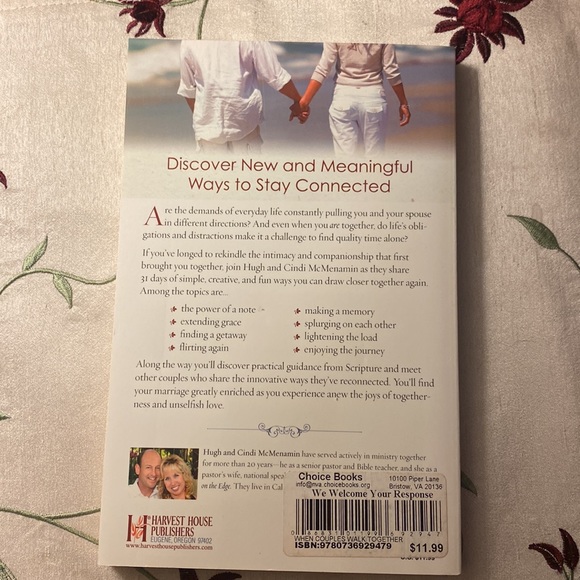 Like New Book - “When Couples Walk Together” by Cindi & High McMenamin - Picture 2 of 3
